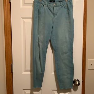 Teal jeans